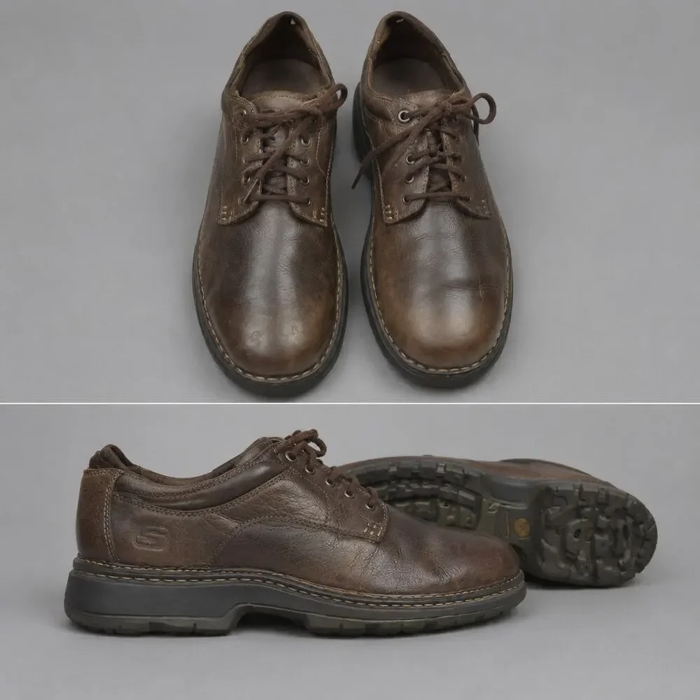 Timberland Men’s Brown Leather Plain Toe Oxford Shoes Size 11.5M